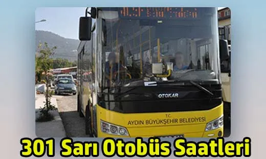 301 Sarı Otobüs Saatleri ADÜ – Yenipazar