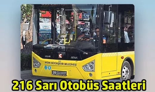 216 Sarı Otobüs Saatleri