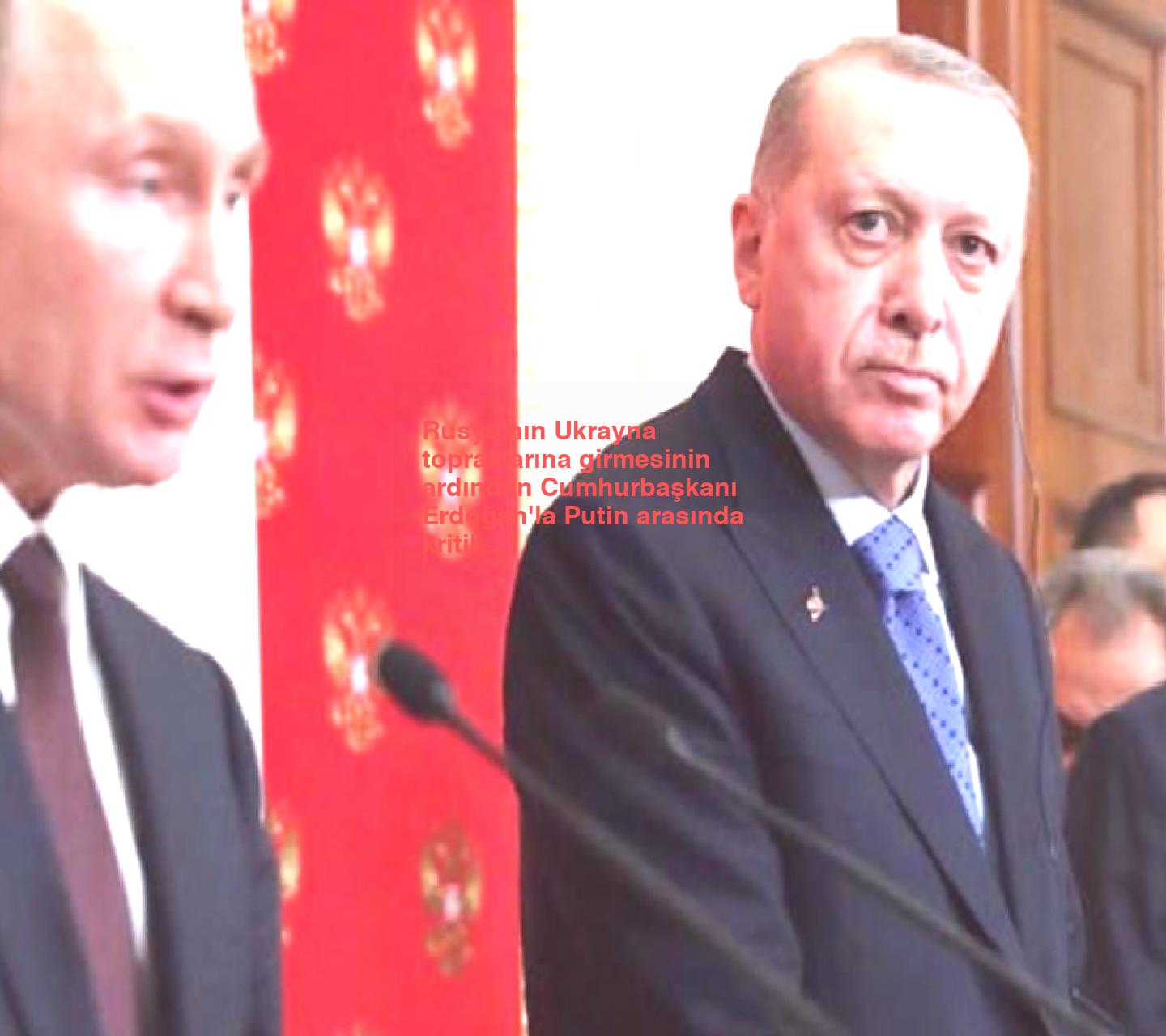 Rusya’nın Ukrayna topraklarına girmesinin ardından Cumhurbaşkanı Erdoğan’la Putin arasında kritik zirve