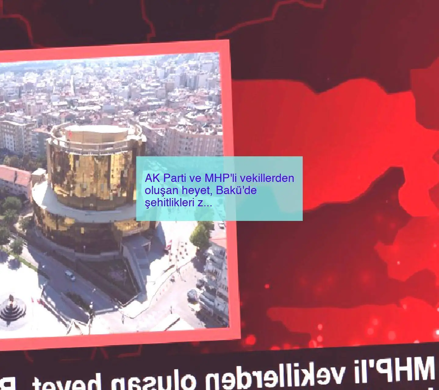 AK Parti ve MHP’li vekillerden oluşan heyet, Bakü’de şehitlikleri ziyaret etti