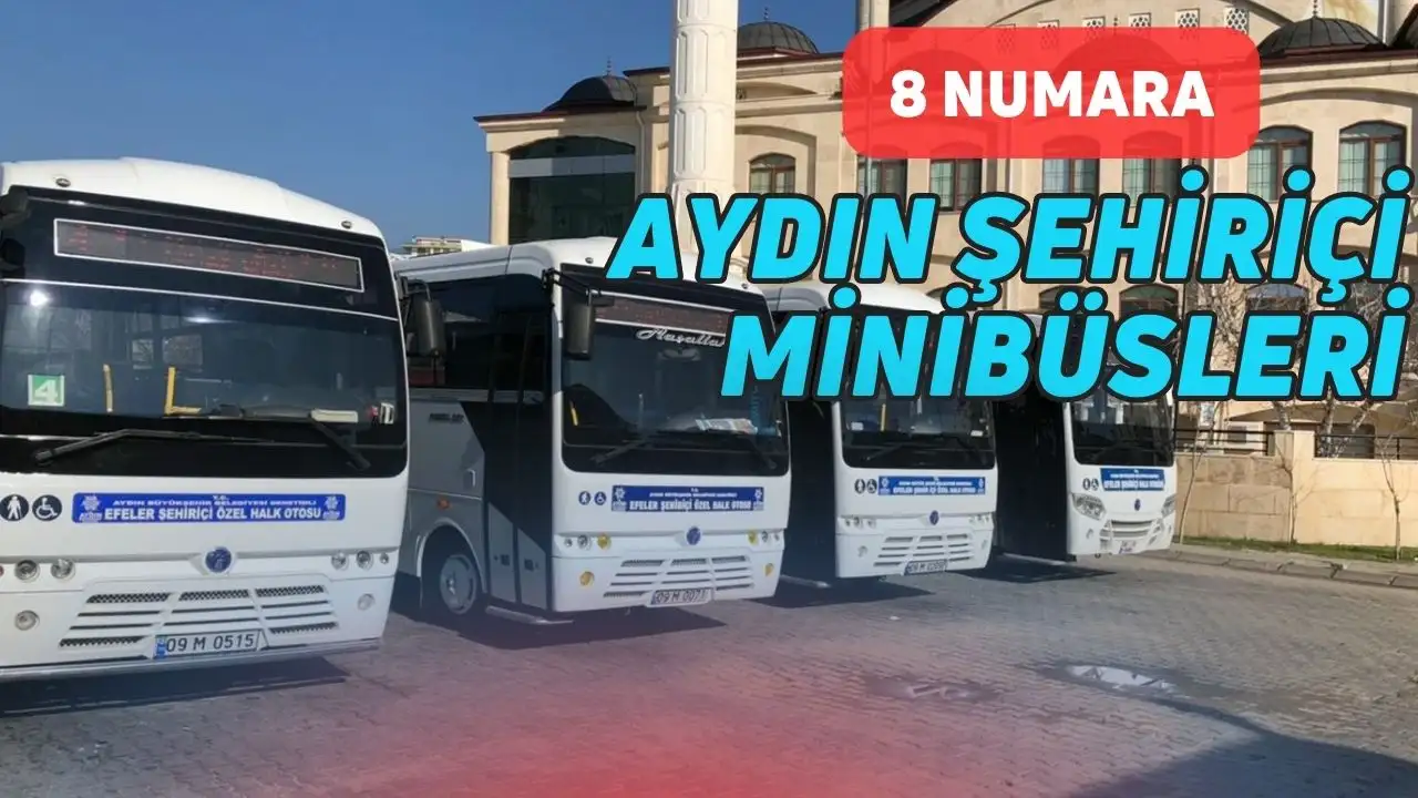8 Numara Kemer Ayko Tellidede Aydın Şehiriçi Saatleri